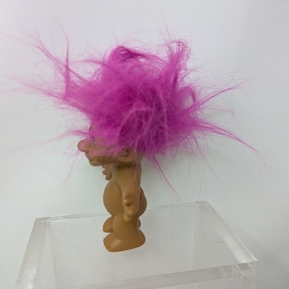 Vintage Russ Troll Doll 4" Pink Hair - Picture 4 of 10